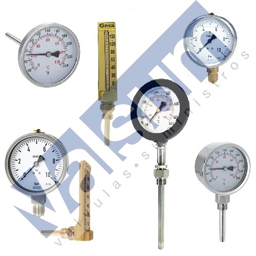 Manómetros y Termómetros